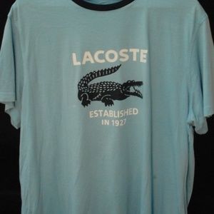 Lacoste Light Blue T-Shirt SZ 8